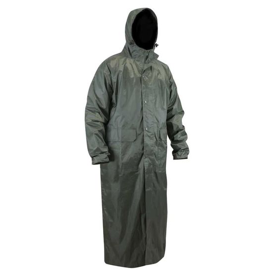 Manteau à capuche coupe vent imperméable polyester kaki s à 3xl