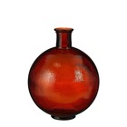 Mica decorations vase firenza - 34x34x42 cm - verre - marron foncé