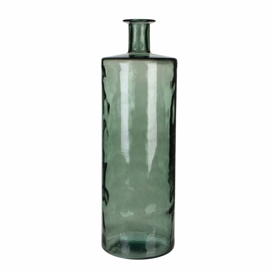 Mica decorations guan vase de bouteille - h75 x ø25 cm - vert