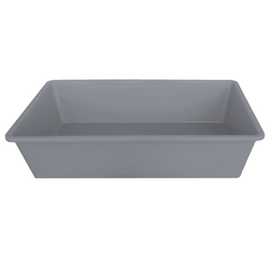 Bac à litière sans bord