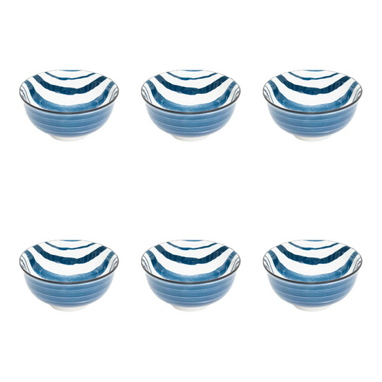 Lot de 6 coupelles en porcelaine