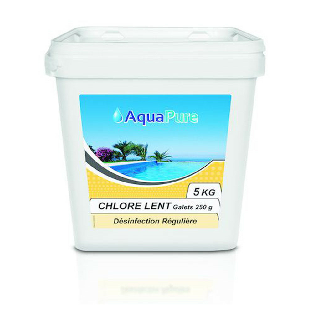 Chlore lent galet 250 g - 5kg