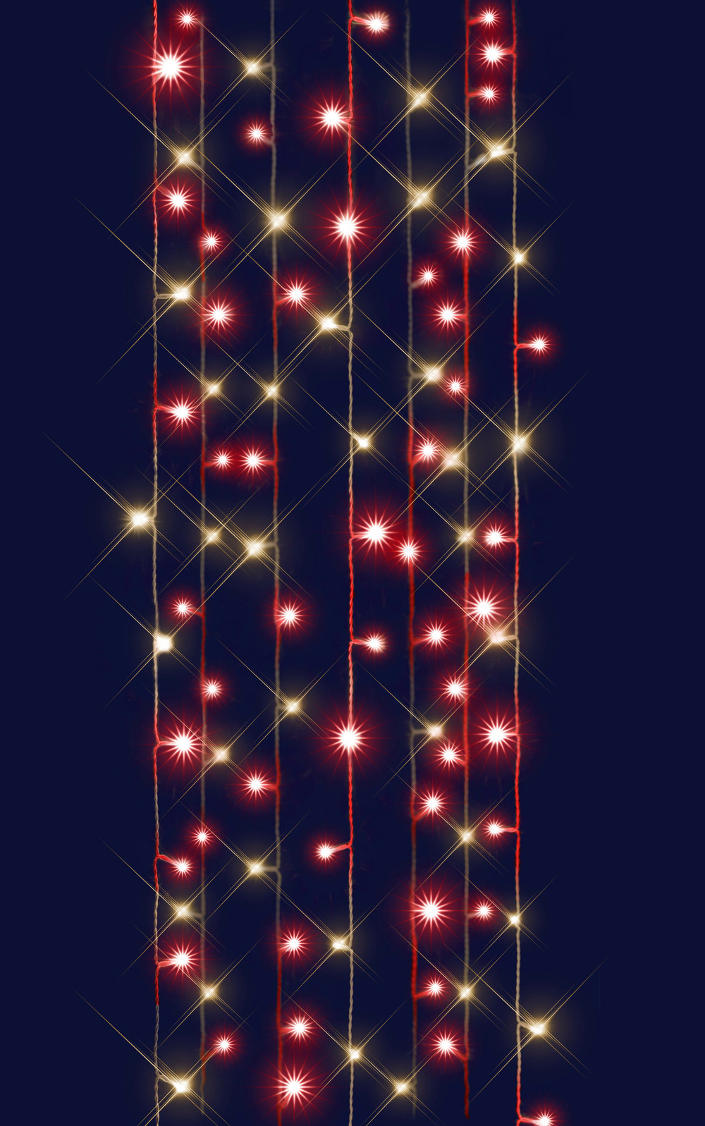 Rideau flicker 96 led - 2m x 2m