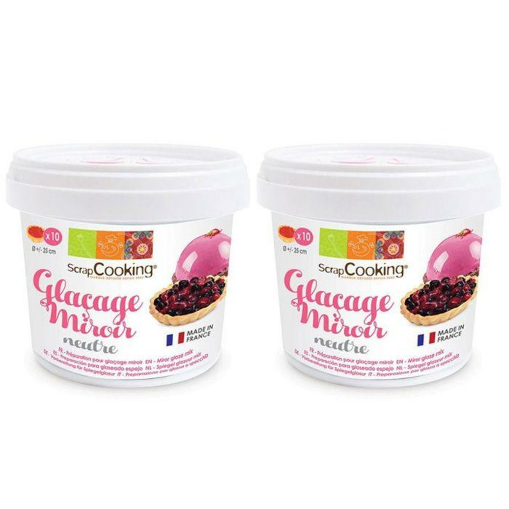Préparation glaçage miroir neutre 440 g