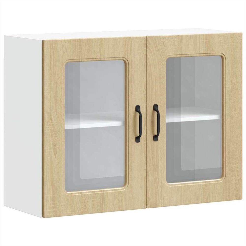 Armoire murale de cuisine avec porte vitrée 