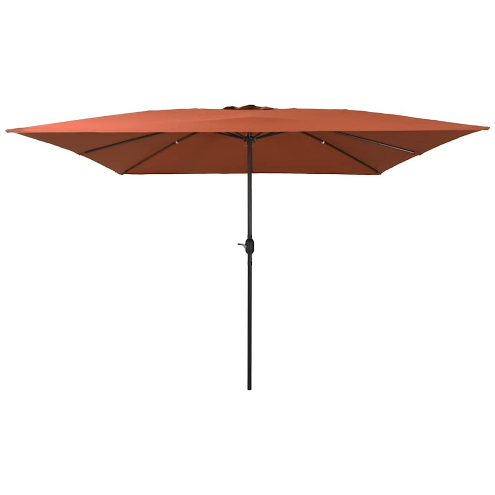 Parasol de jardin terre cuite 295 x 295 x 245 cm