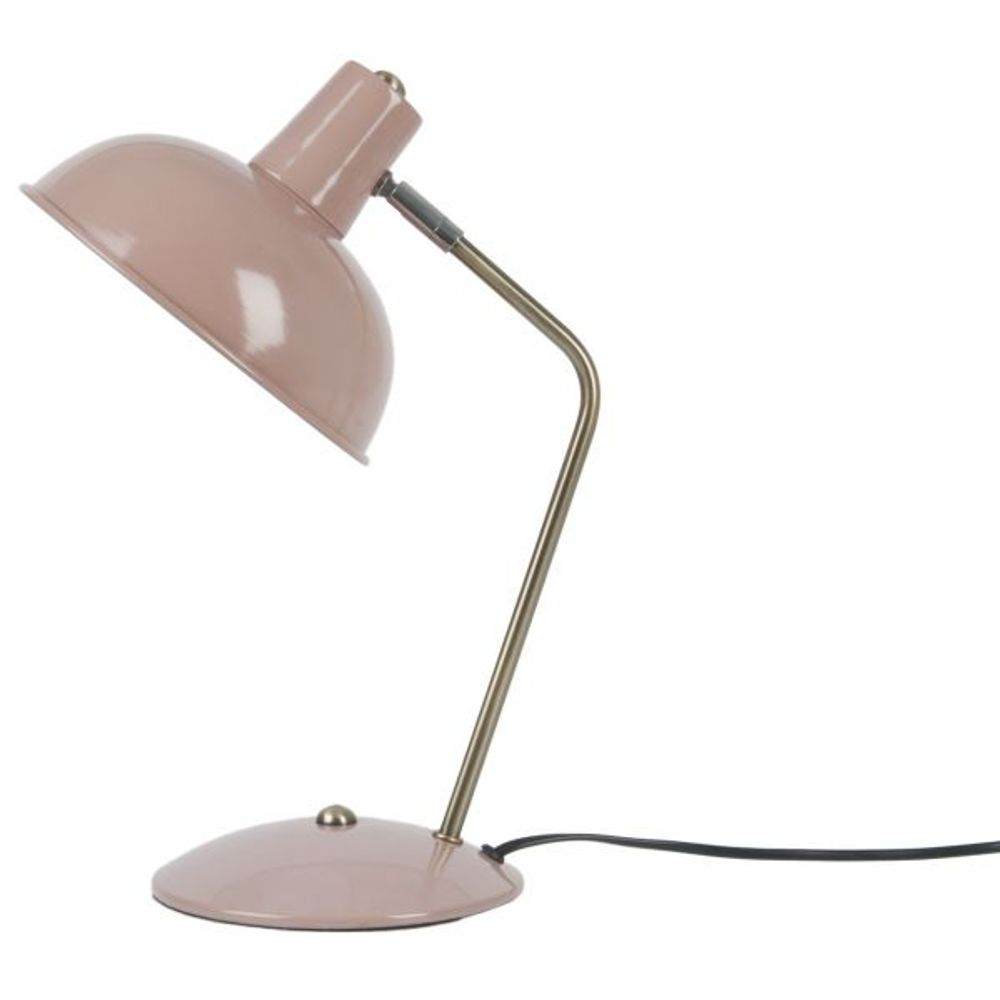 Lampe en métal à poser hood vieux rose