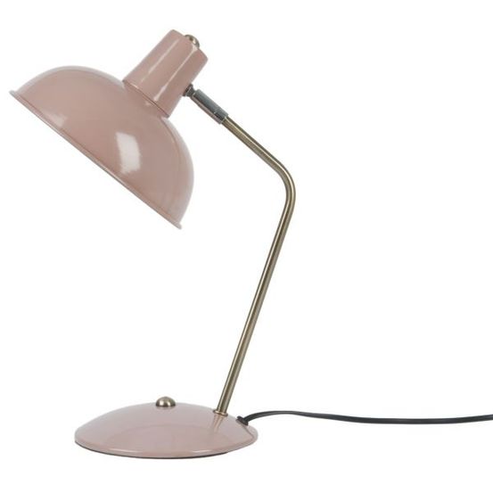 Lampe en métal à poser hood vieux rose