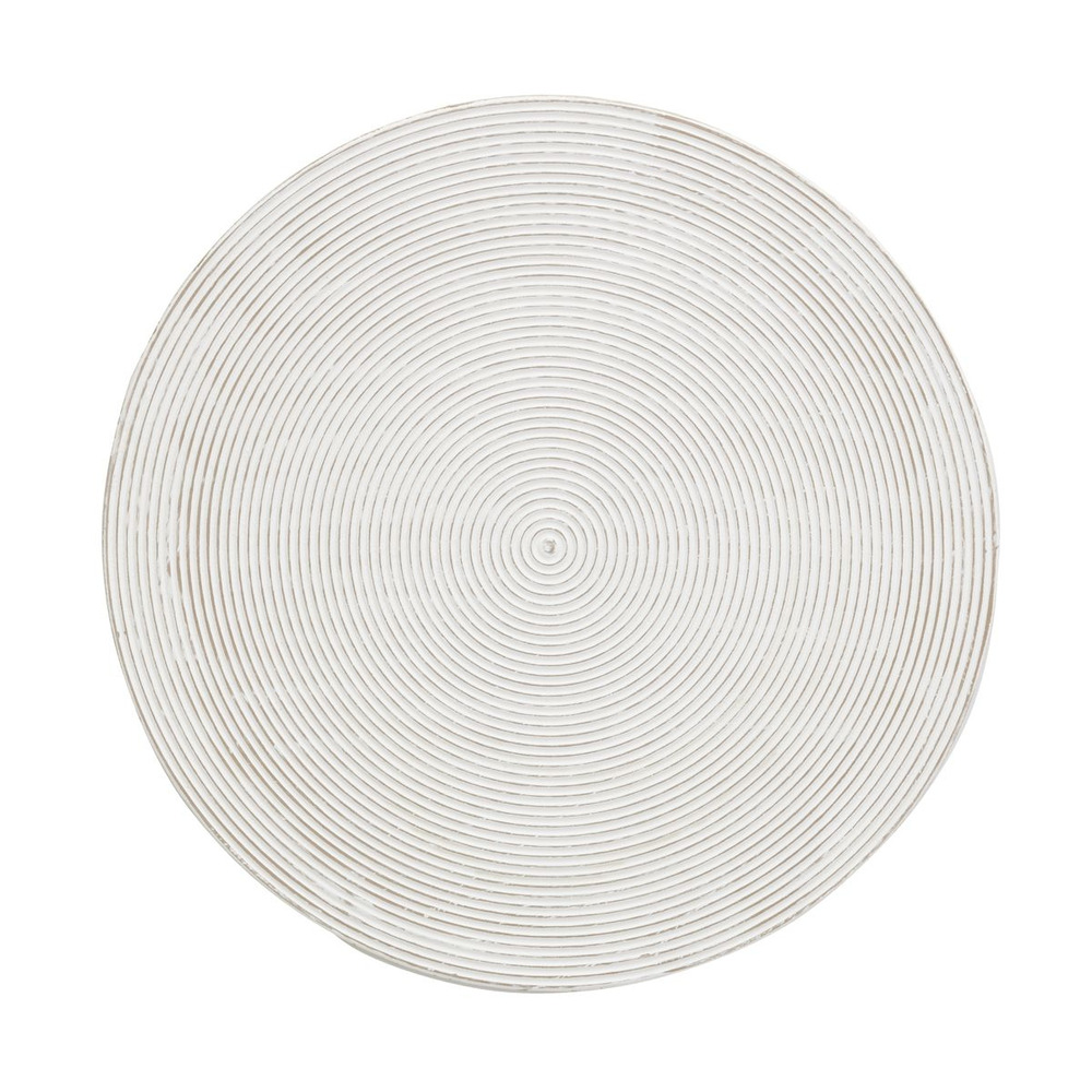 Décoration murale en médium sculpté ronde