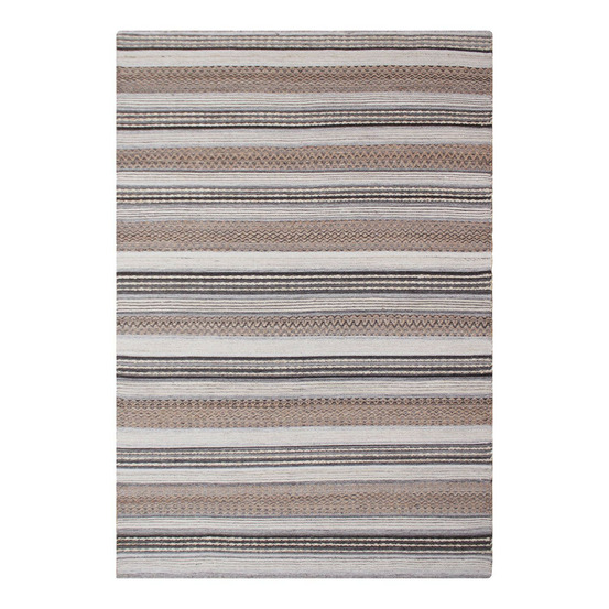 Tapis tissé à la main marron et gris 200 x 300 cm