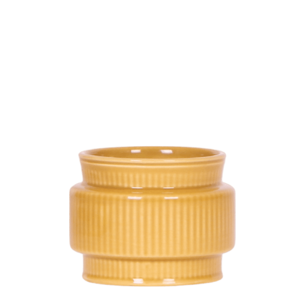 Cache-pot allure jaune - ø6 cm