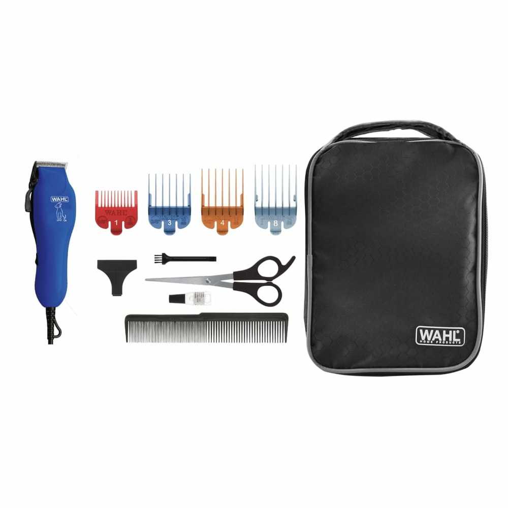 Tondeuse pour animaux de compagnie 11 pcs u-clip bleu