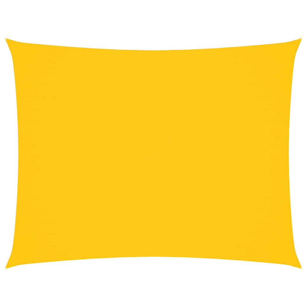 Voile de parasol tissu oxford rectangulaire 4x5 m jaune
