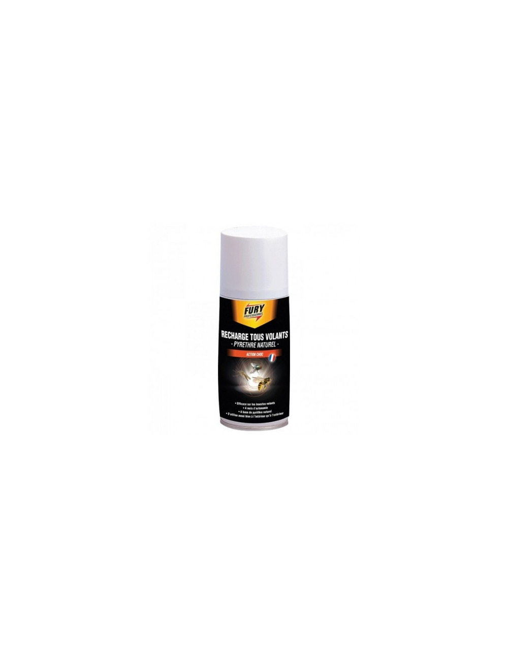 Fury rech.insecticide pyrèthre 150ml naturel - fury