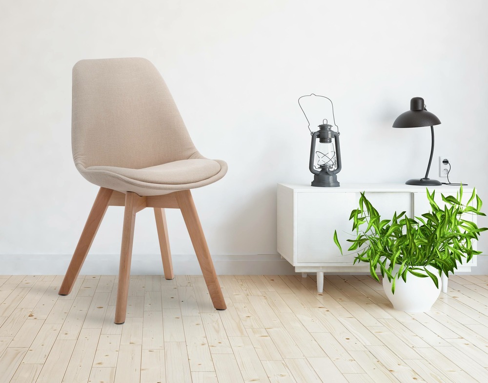 Chaise visiteur borneo v2 natura tissu