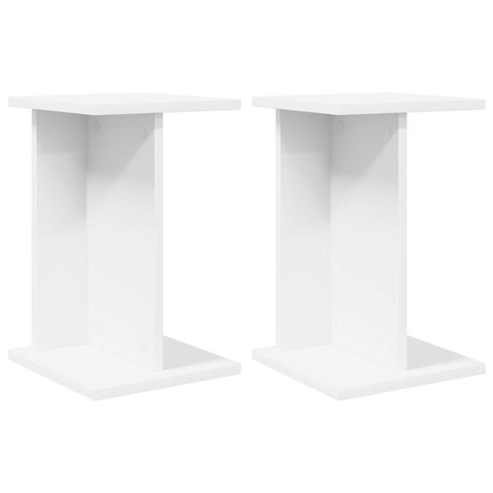 Support de plante 2 pièces blanc 25 x 25,5 x 40,5 cm