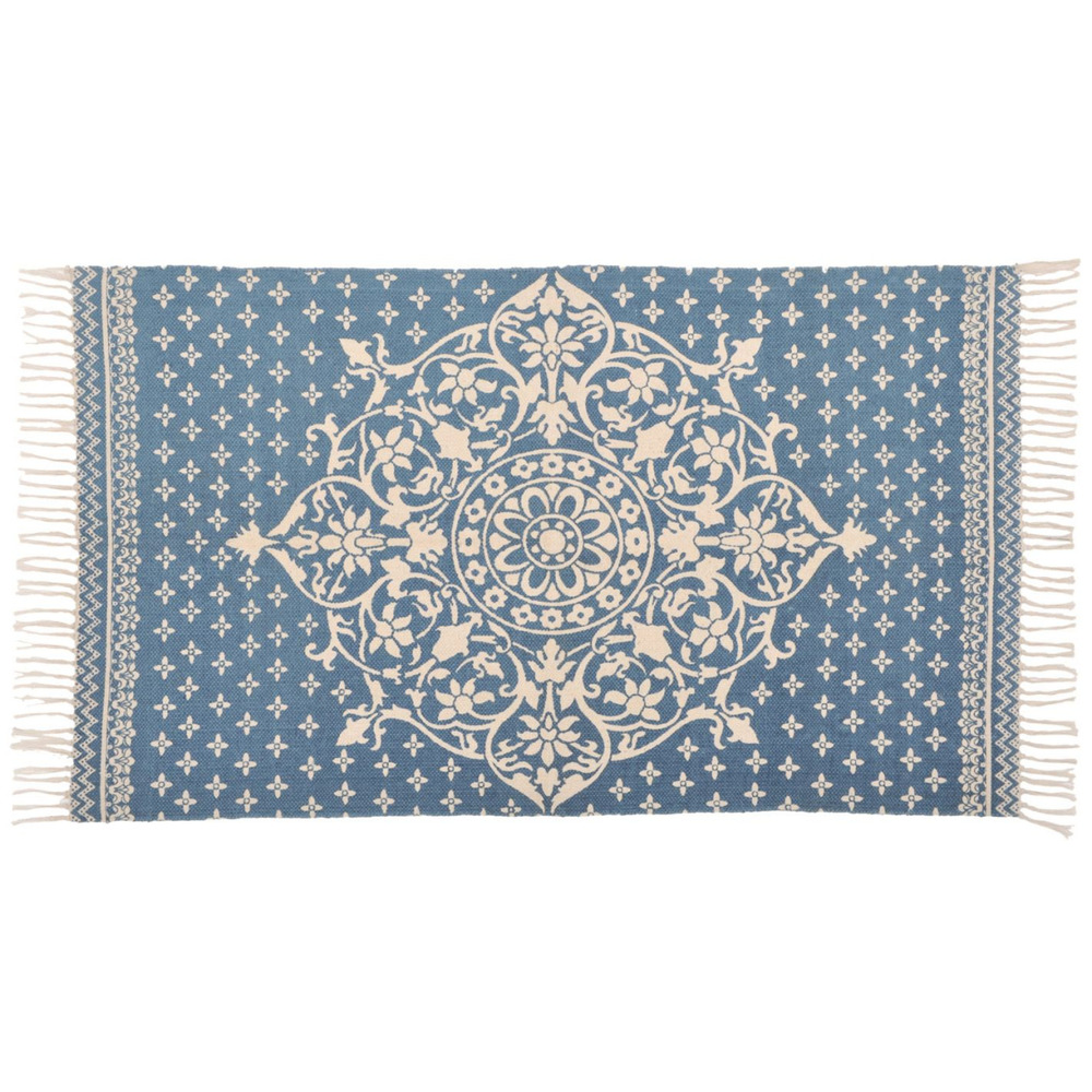 Tapis oriental en coton 90 x 150 cm