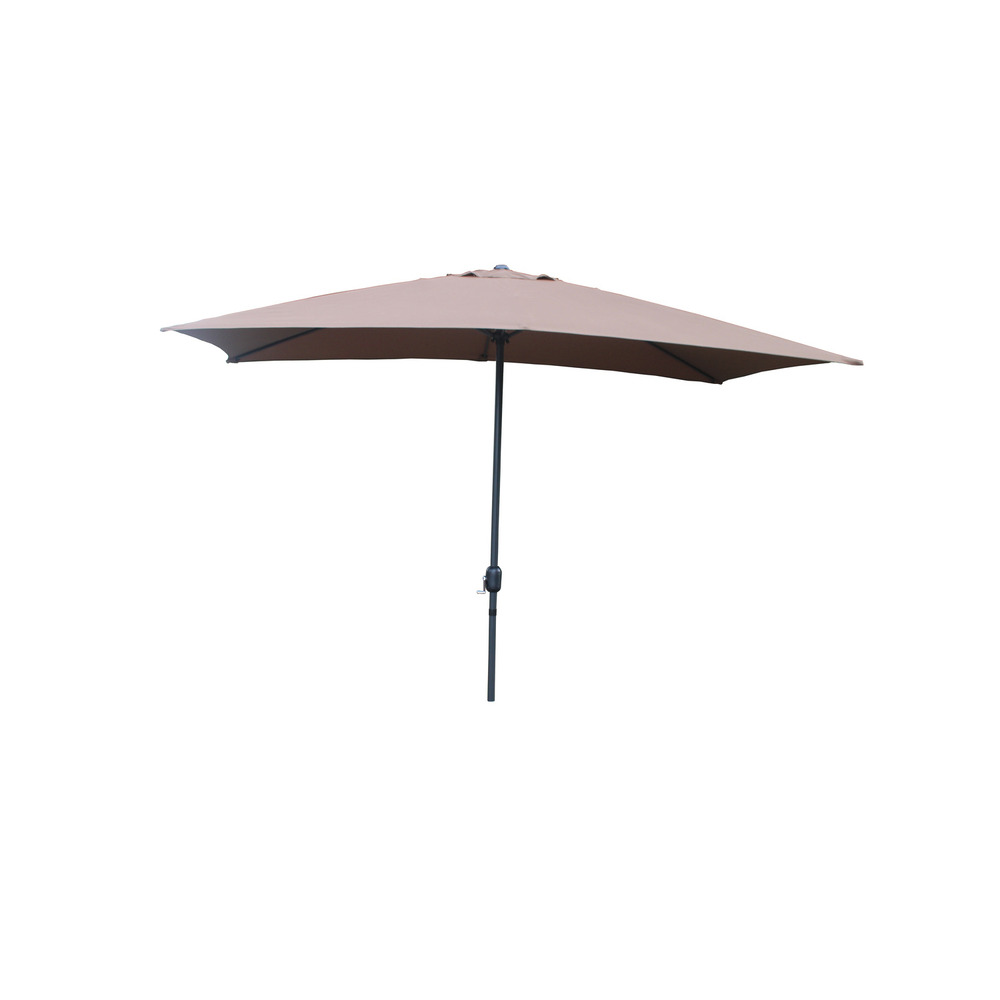 Parasol marron rectangle 2,93 x 1,93 m spezia