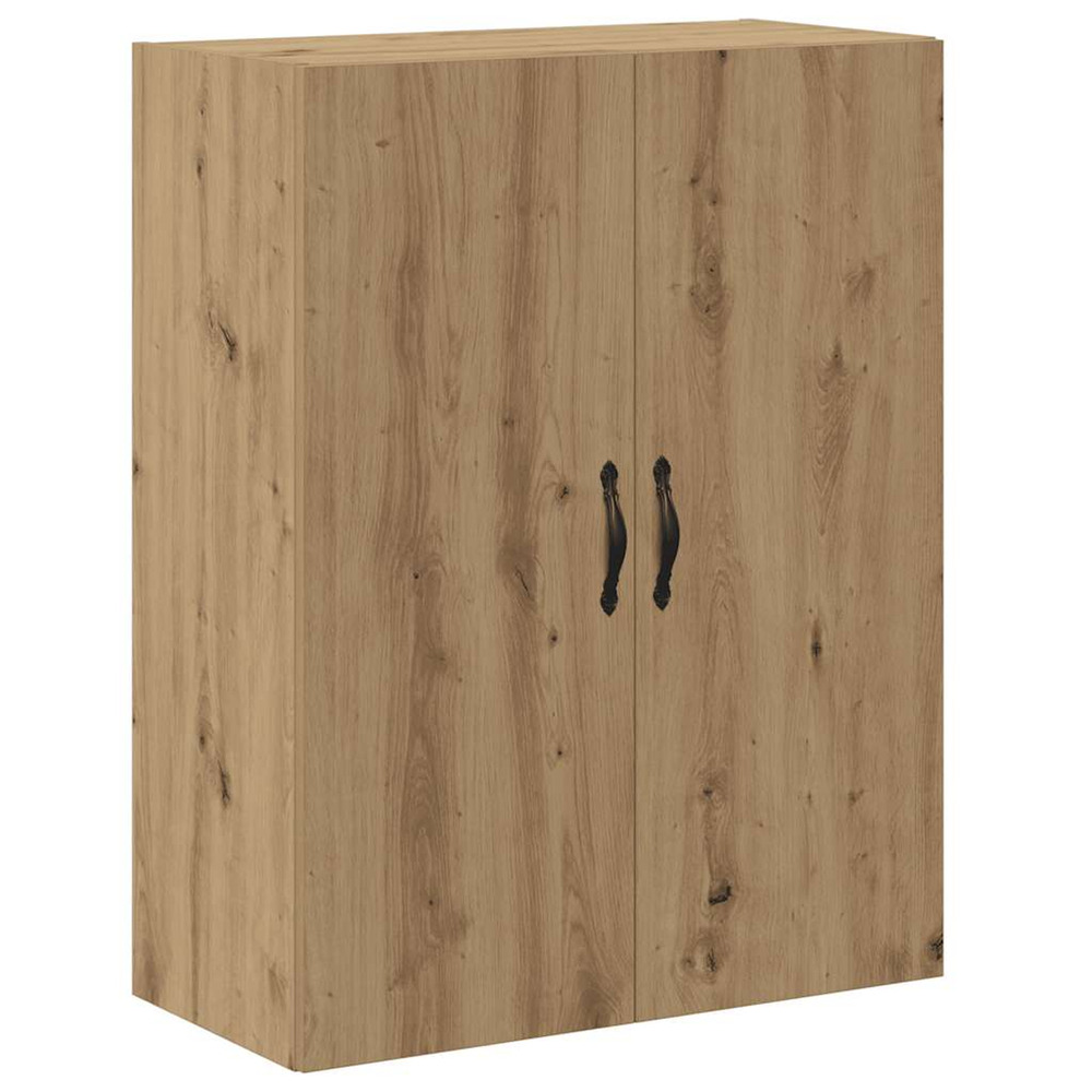 Armoire murale chêne artisanal 69,5x34x90 cm bois d'ingénierie