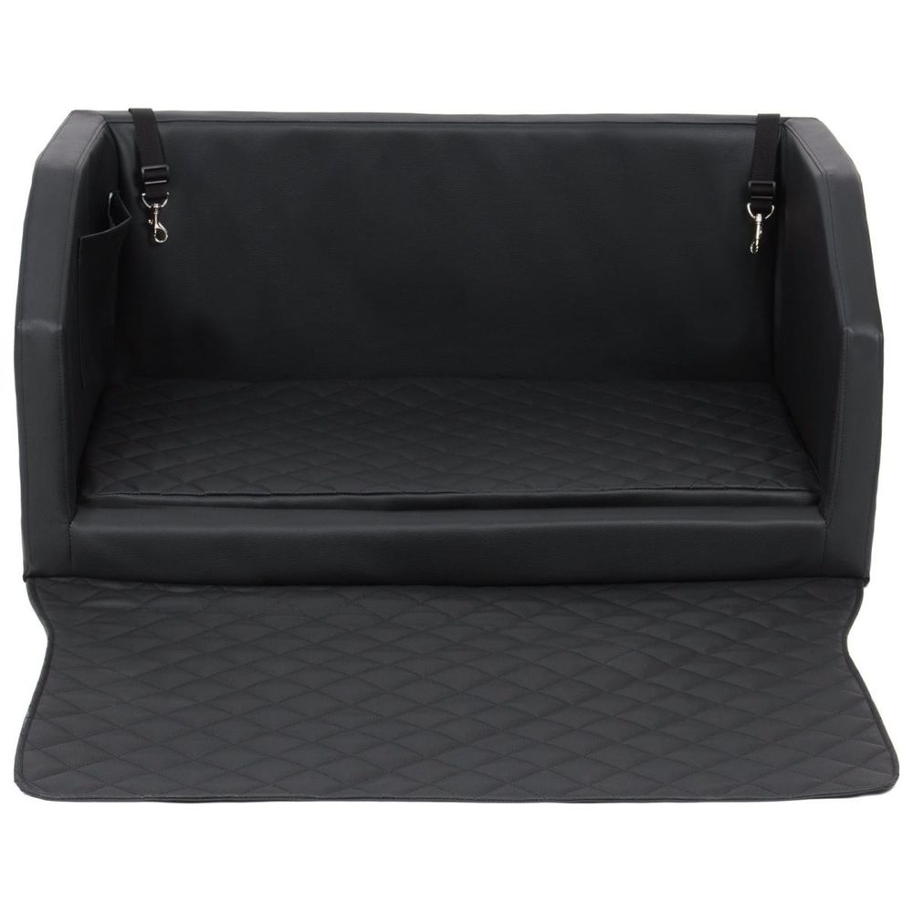 Velinda panier de voiture pour chien 90x55 cm — noir