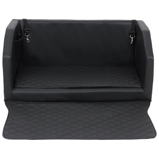 Velinda panier de voiture pour chien 90x55 cm — noir