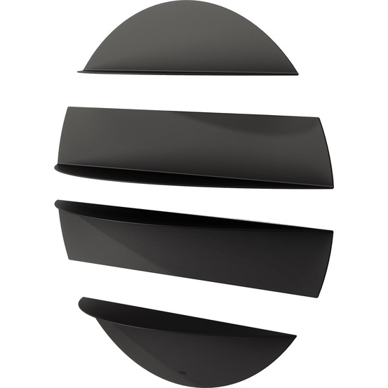 Étagères murales flottantes décoratives en métal solis