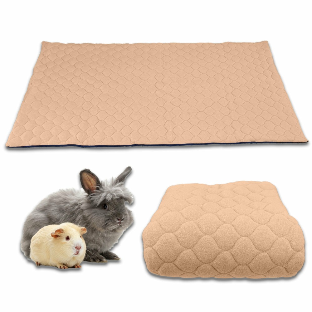 Tapis qui remplace la litière pour cochon d'inde et lapin - absorbant, imperméable, passe en machine - 60 x 50 cm