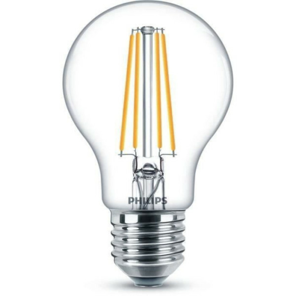 Philips led classic 60w standard e27 blanc chaud non dimmable lot de 2