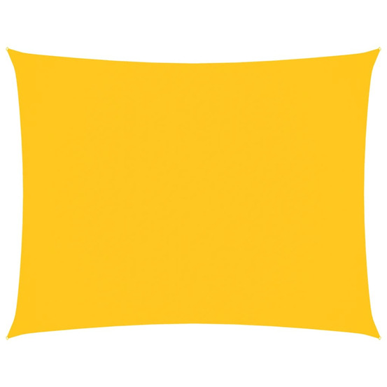 Voile de parasol tissu oxford rectangulaire 2x3,5 m jaune