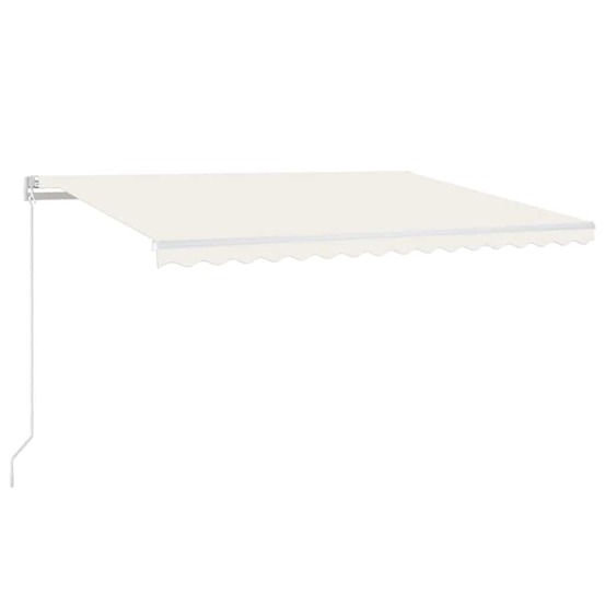 Auvent rétractable automatique 450x300 cm crème