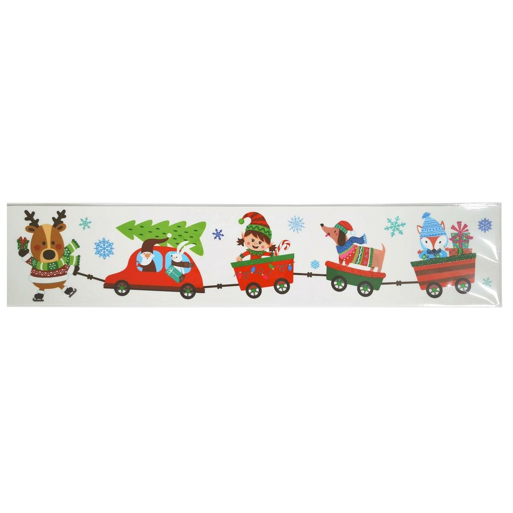Décovitre wagons 60x12cm, 4 assortiments