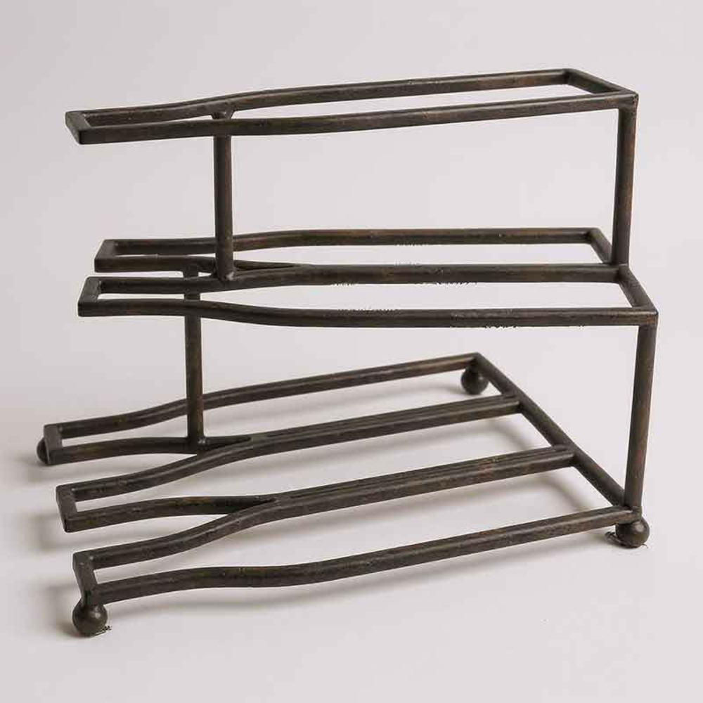 Porte bouteilles fer 26x39x28cm