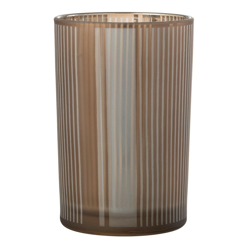 Photophore déco en verre mat 