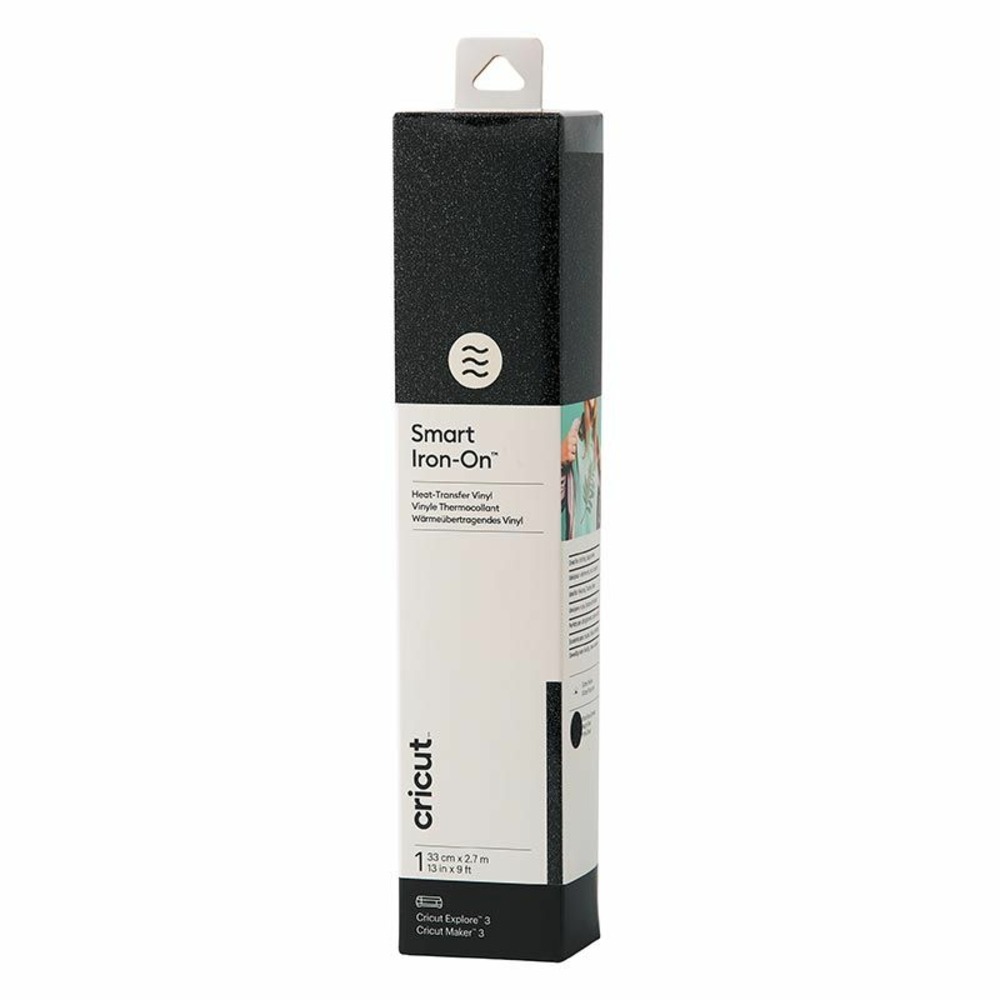 Flex thermocollant noir pailleté 273 x 33 cm - cricut