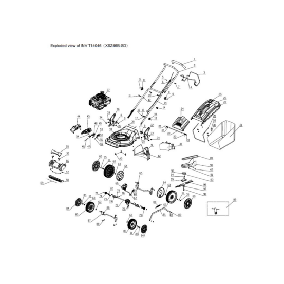 Bielle - 1003584000 pour inv t14046, inv t1456 h2