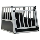 Cage pour chien avec une porte 54 x 69 x 50 cm noir