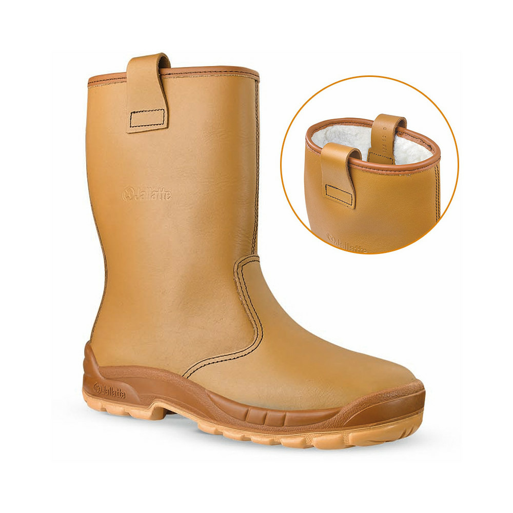 Bottes de sécurité fourrées jalfrigg sas ci s3 src marron p47 jallatte 00j0652 t47