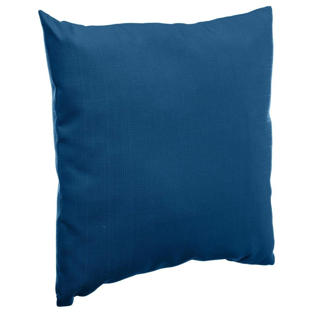 Coussin déco d'extérieur korai bleu indigo 40x40 cm