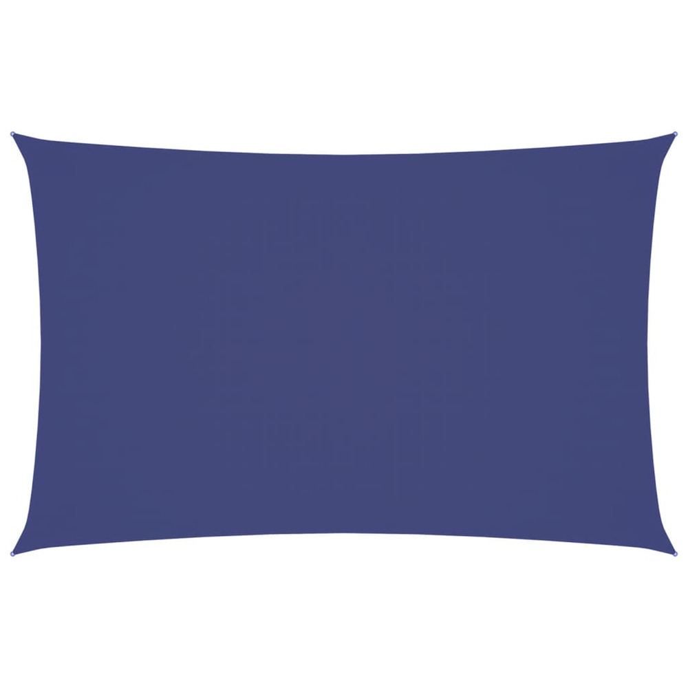Voile de parasol tissu oxford rectangulaire 2x4,5 m bleu
