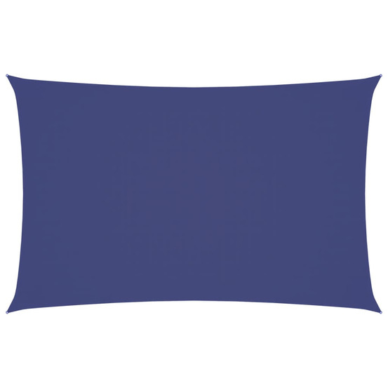 Voile de parasol tissu oxford rectangulaire 2x4,5 m bleu