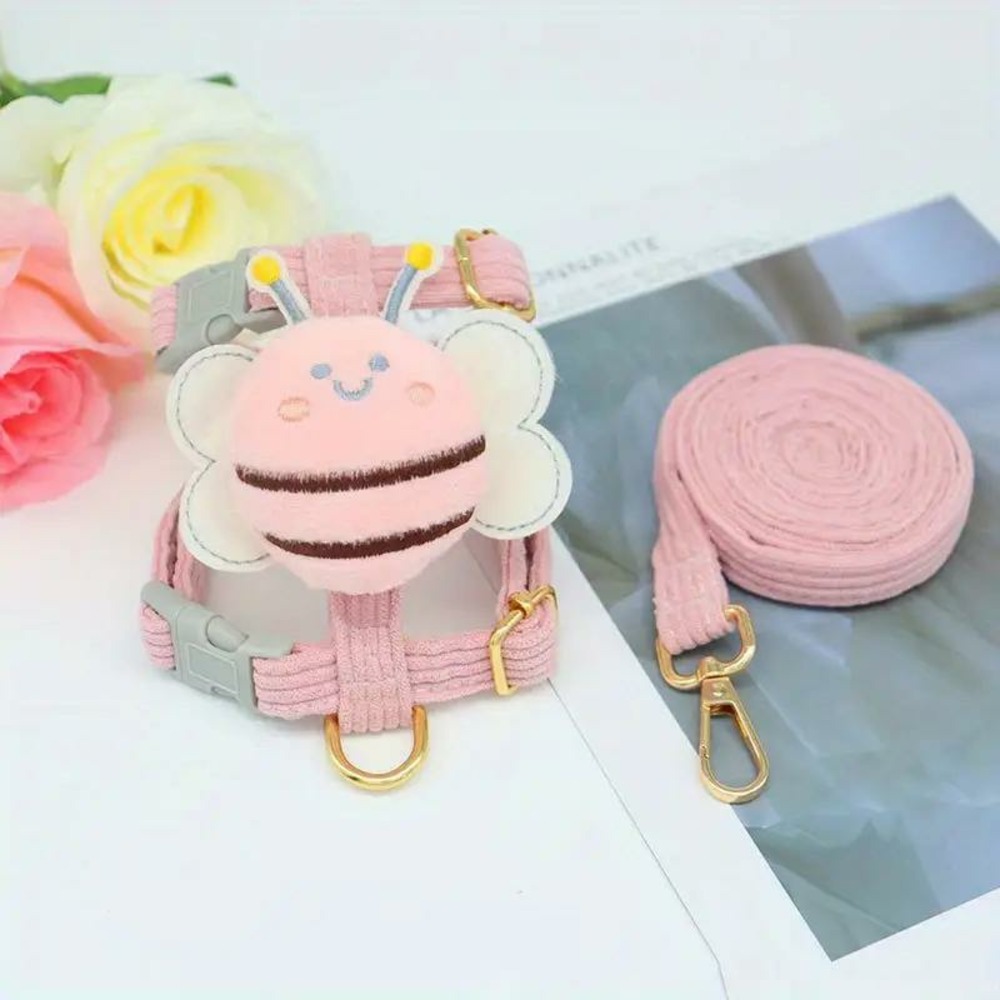 Laisse papillon taille s, polyester, pour petits chiens et chats