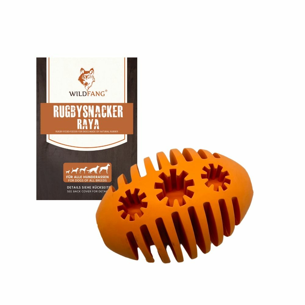Wildfang - snacker de rugby « raya » - jouet en caoutchouc naturel