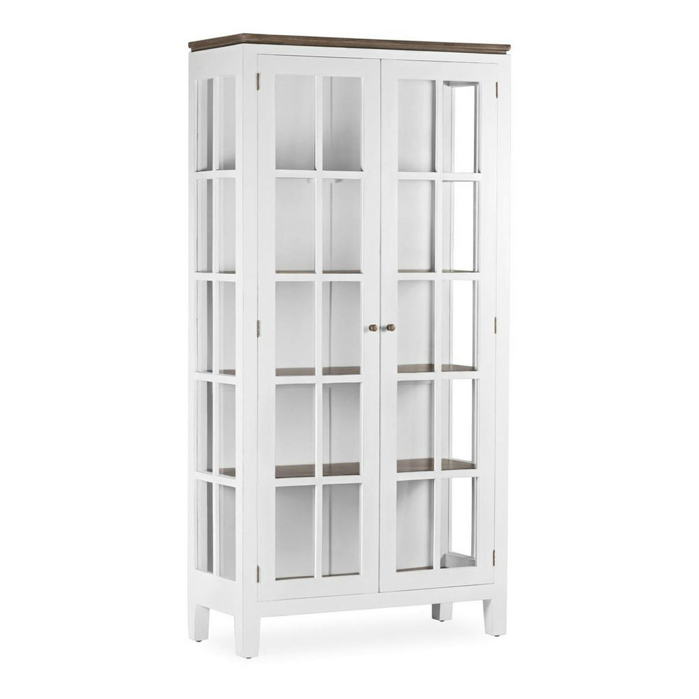 Vaisselier bronze bois blanc - mélicia décoration d'autrefois