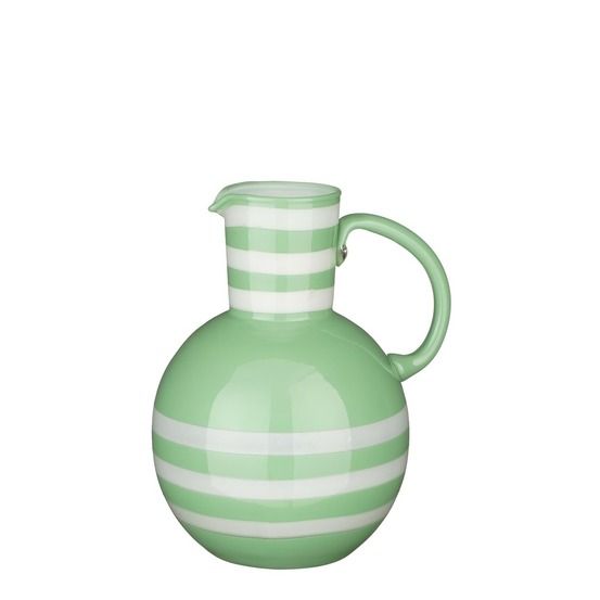 Mica decorations bazaar vase - h21 x ø18 cm - verre - vert
