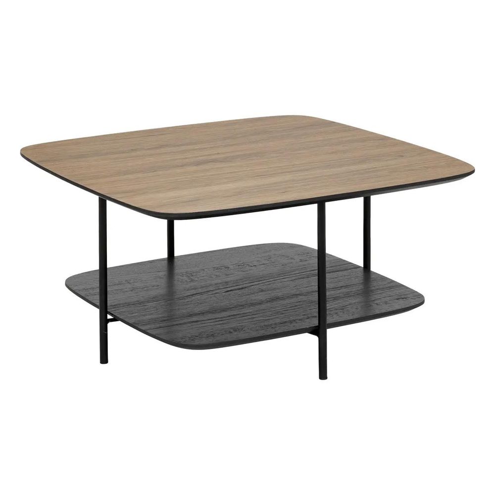 Table basse avec étagère 
