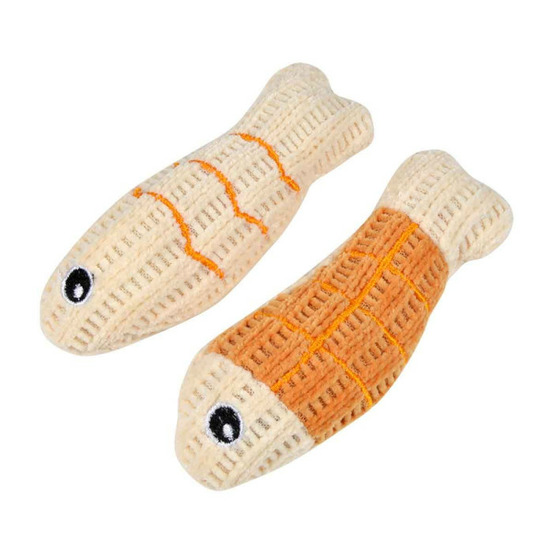 Lot de 2 jouets poisson pour chat