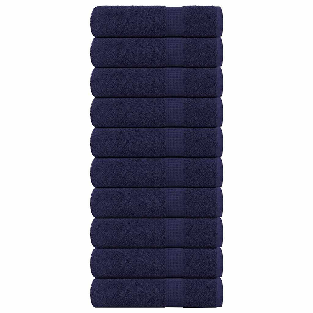 Essuie-mains frogn 10 pcs bleu marine 50x100 cm 360 g/m²