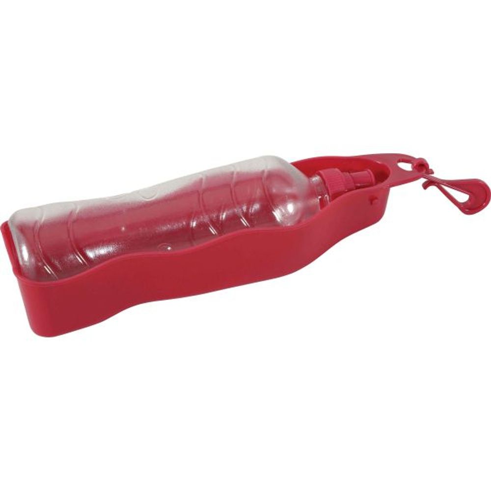 Gourde en plastique pliable bivouak rouge