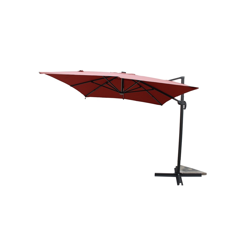 Parasol led 3 x 4 m terracotta calvia