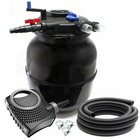 Kit set bassin 80000 litres 55 watts uvc pompe 6000 l/h tuyau 5 m kit de filtration
